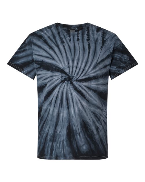Dyenomite 200CY Cyclone Pinwheel Tie-Dyed T-Shirt #color_Black