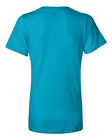 Bella + Canvas 6405 Ladies' Relaxed Jersey V-Neck T-Shirt #color_TURQUOISE