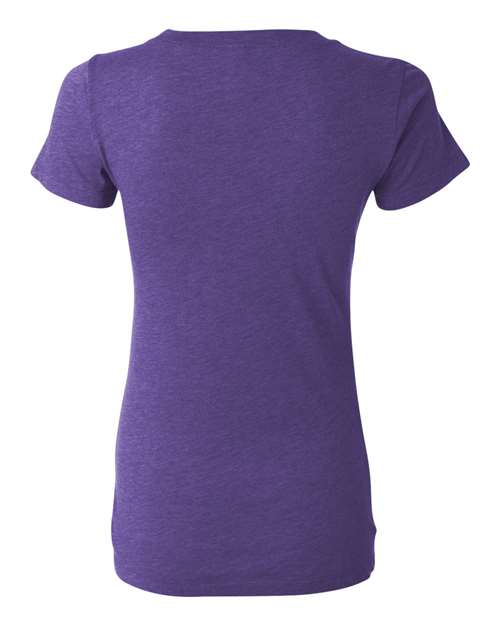 Bella + Canvas B8413 Ladies' Triblend Short-Sleeve T-Shirt #color_PURPLE TRIBLEND