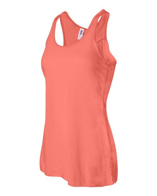Bella + Canvas B8800 Ladies' Flowy Racerback Tank #color_CORAL
