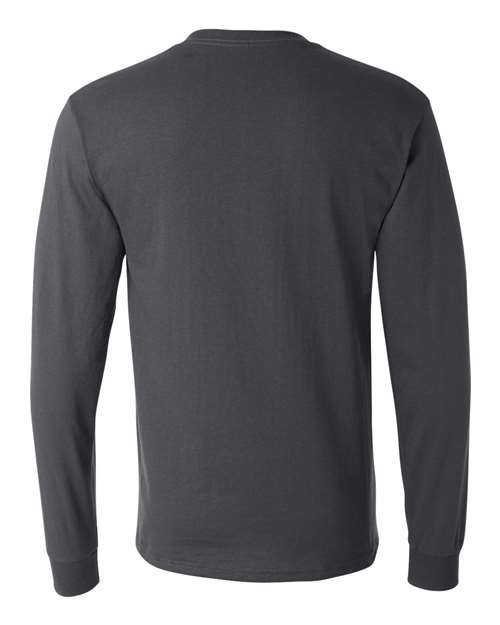 Jerzees 29L Adult DRI-POWER ACTIVE Long-Sleeve T-Shirt #color_CHARCOAL GREY