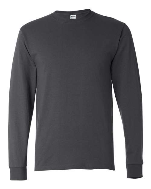 Jerzees 29L Adult DRI-POWER ACTIVE Long-Sleeve T-Shirt #color_CHARCOAL GREY