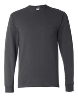 Jerzees 29L Adult DRI-POWER ACTIVE Long-Sleeve T-Shirt #color_CHARCOAL GREY
