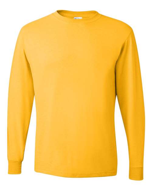 Jerzees 29L Adult DRI-POWER ACTIVE Long-Sleeve T-Shirt #color_ISLAND YELLOW
