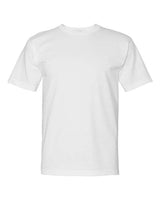 Bayside BA5040 Adult 5.4 oz., 100% Cotton T-Shirt #color_WHITE