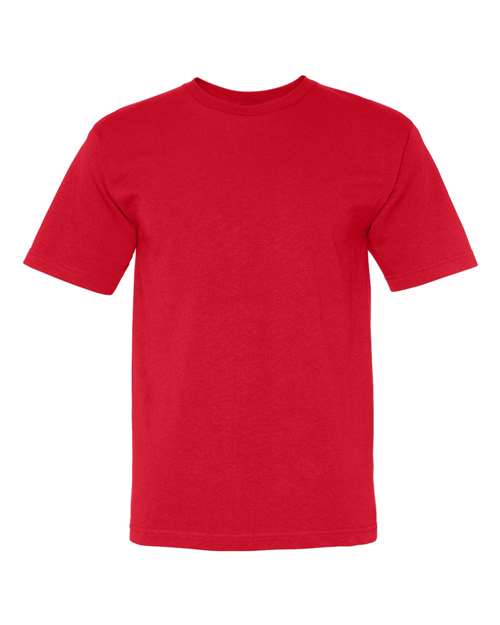 Bayside BA5040 Adult 5.4 oz., 100% Cotton T-Shirt #color_RED
