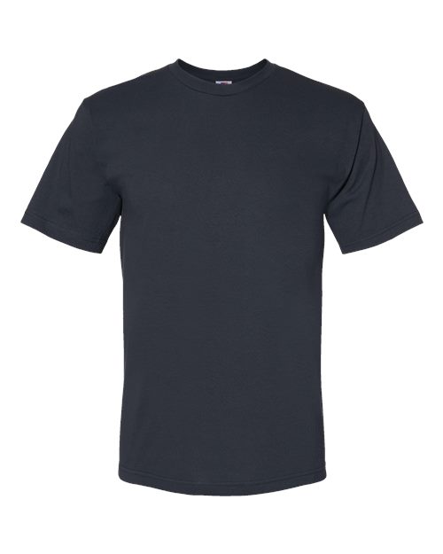 Bayside BA5040 Adult 5.4 oz., 100% Cotton T-Shirt #color_LIGHT NAVY