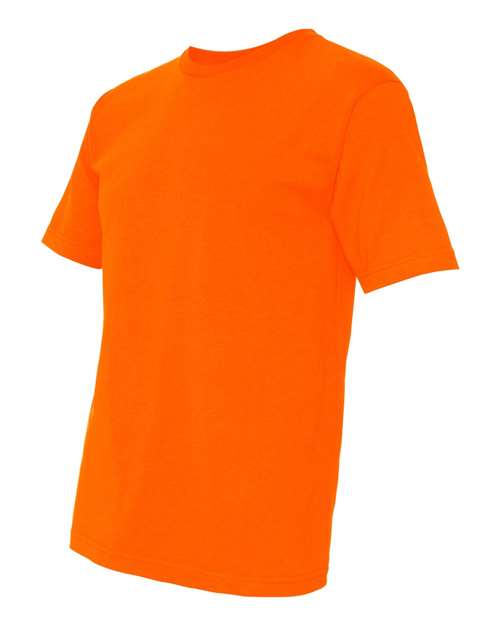 Bayside BA5040 Adult 5.4 oz., 100% Cotton T-Shirt #color_BRIGHT ORANGE