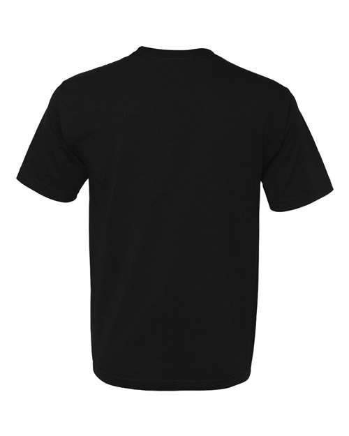 Bayside BA5040 Adult 5.4 oz., 100% Cotton T-Shirt #color_BLACK