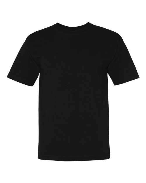 Bayside BA5040 Adult 5.4 oz., 100% Cotton T-Shirt #color_BLACK
