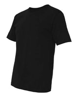 Bayside BA5040 Adult 5.4 oz., 100% Cotton T-Shirt #color_BLACK