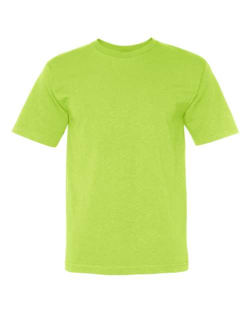 Bayside BA5040 Adult 5.4 oz., 100% Cotton T-Shirt #color_LIME
