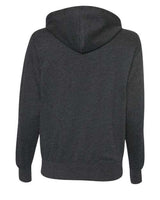 Independent Trading Co. PRM90HTZ Heathered French Terry Full-Zip Hooded Sweatshirt #color_Charcoal Heather
