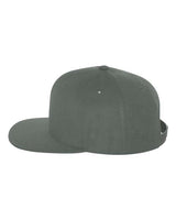Yupoong 6089 Adult 6-Panel Structured Flat Visor ClassicSnapback #color_DARK GREY
