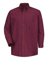 Red Kap SP90 Poplin Dress Shirt #color_Burgundy