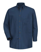Red Kap SP90 Poplin Dress Shirt #color_Navy