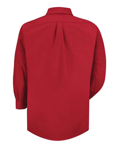 Red Kap SP90 Poplin Dress Shirt #color_Red