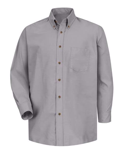 Red Kap SP90 Poplin Dress Shirt #color_Silver Grey
