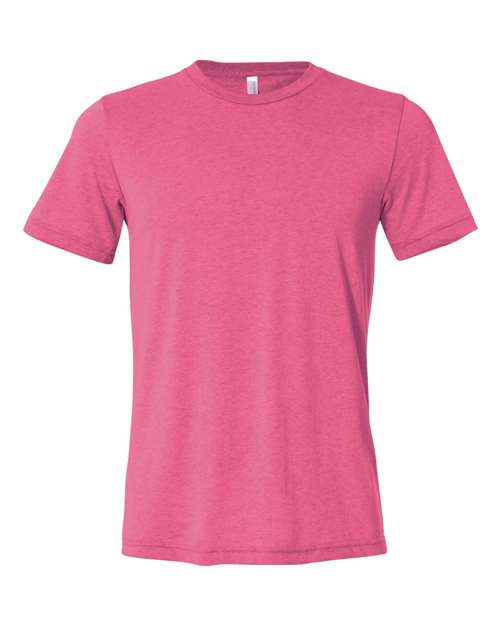 Bella + Canvas 3650 Unisex Poly-Cotton Short-Sleeve T-Shirt #color_NEON PINK