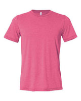 Bella + Canvas 3650 Unisex Poly-Cotton Short-Sleeve T-Shirt #color_NEON PINK