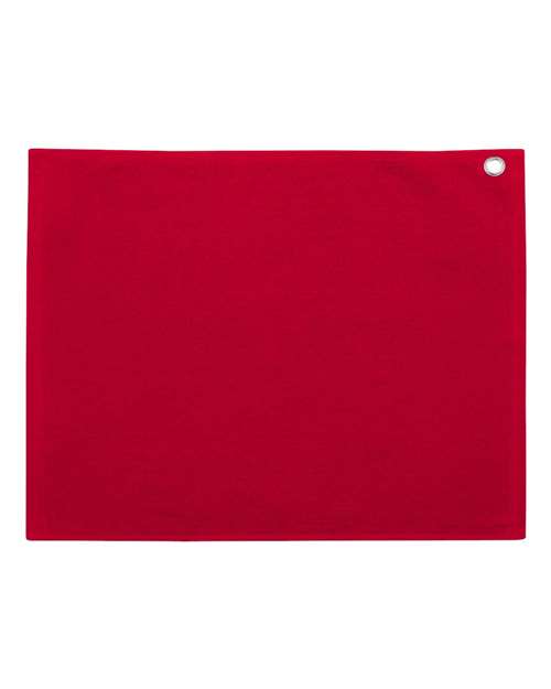 Carmel Towel Company C1518GH Large Rally Towel with Grommet and Hook #color_RED