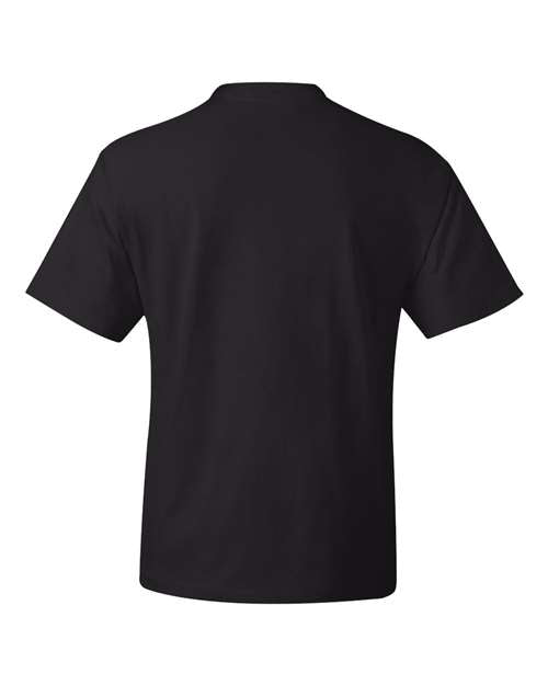 Hanes 518T Men's Tall Beefy-T #color_BLACK
