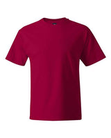 Hanes 518T Men's Tall Beefy-T #color_DEEP RED