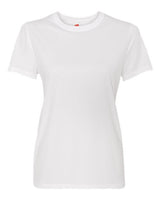 Hanes 4830 Ladies' Cool DRI with FreshIQ Performance T-Shirt #color_WHITE