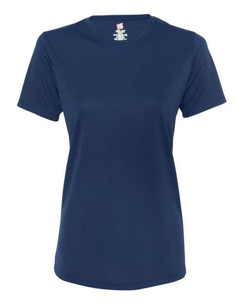 Hanes 4830 Ladies' Cool DRI with FreshIQ Performance T-Shirt #color_NAVY