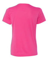Hanes 4830 Ladies' Cool DRI with FreshIQ Performance T-Shirt #color_WOW PINK