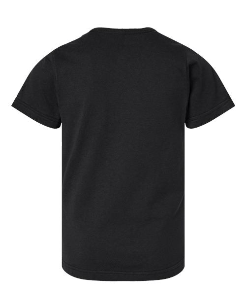 LAT 6101 Youth Fine Jersey T-Shirt #color_BLACK
