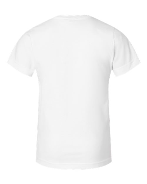 LAT 6101 Youth Fine Jersey T-Shirt #color_WHITE