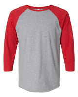 LAT 6930 Men's Baseball T-Shirt #color_VN HTHR/ VN RED