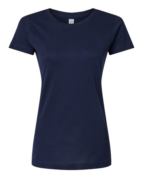 LAT 3516 Ladies' Fine Jersey T-Shirt #color_NAVY
