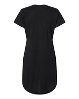 LAT 3522 Ladies' V-Neck Cover-Up #color_BLACK