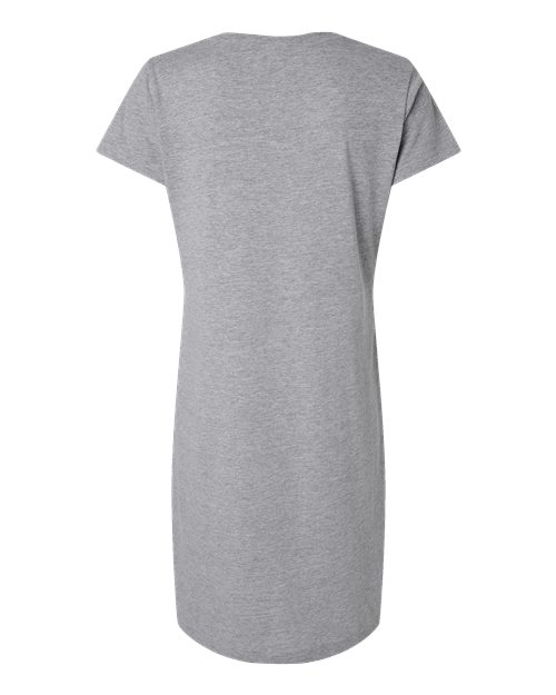 LAT 3522 Ladies' V-Neck Cover-Up #color_HEATHER