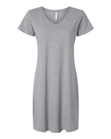 LAT 3522 Ladies' V-Neck Cover-Up #color_HEATHER