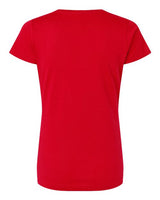 LAT 3507 Ladies' V-Neck Fine Jersey T-Shirt #color_RED