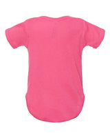 Rabbit Skins 4400 Infant Baby Rib Bodysuit #color_HOT PINK