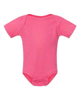 Rabbit Skins 4400 Infant Baby Rib Bodysuit #color_HOT PINK