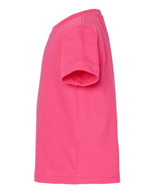 Rabbit Skins 3322 Infant Fine Jersey T-Shirt #color_HOT PINK