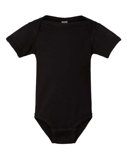 Rabbit Skins 4424 Infant Fine Jersey Bodysuit #color_BLACK