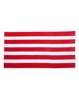 Carmel Towel Company C3060 ClassicBeach Towel #color_RED CABANA