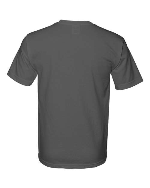 Bayside BA5040 Adult 5.4 oz., 100% Cotton T-Shirt #color_CHARCOAL
