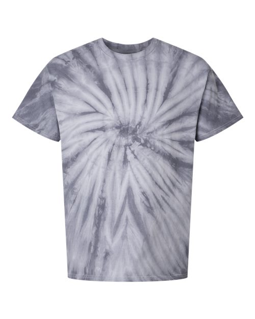 Dyenomite 200CY Cyclone Pinwheel Tie-Dyed T-Shirt #color_Silver