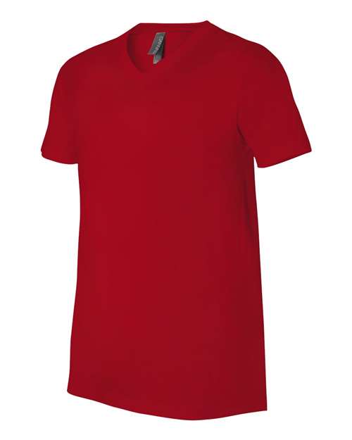 Bella + Canvas 3005 Unisex Jersey Short-Sleeve V-Neck T-Shirt #color_RED