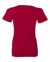Bella + Canvas B6035 Ladies' Jersey Short-Sleeve Deep V-Neck T-Shirt #color_RED