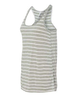 Bella + Canvas B8800 Ladies' Flowy Racerback Tank #color_STR ATH HTR/ WHT