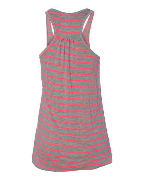 Bella + Canvas B8800 Ladies' Flowy Racerback Tank #color_STR ATH HT/ N PK