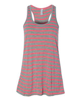 Bella + Canvas B8800 Ladies' Flowy Racerback Tank #color_STR ATH HT/ N PK